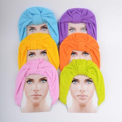 China QUICK DRY Hair Dryer Towel Wrap Bath Head Wrap Quick Dry Towel for sale