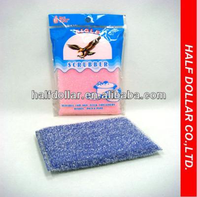 China Viable Kitchen Cleaning Sponge Scrubber/Brilliant Mesh Scrubber /kitchen Dish Wash Scrubber for sale