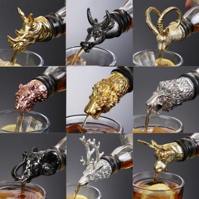 China Wholesale Plastic Wine Stocked Pourer , Aerating Decanting Spout For Wine Bottles For Jagermeister Dispenser for sale