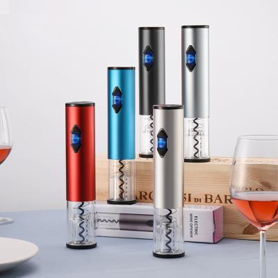 China Custom Hot Selling Stocked Electric Wine Opener In Stock Hot Sale Dry Battery Stainless Steel Corkscrew Wine Bottle Opener Battery for sale