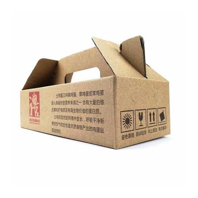 China Wholesale Recyclable Factory Directly Brown Cardboard Paper Egg Packaging Box for sale