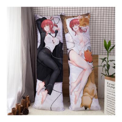 China Anti-Pull 50*160cm Custom Size Carefree Sexy Japan Anime Print Body Pillow Dakimakura Hugging Naked Case for sale