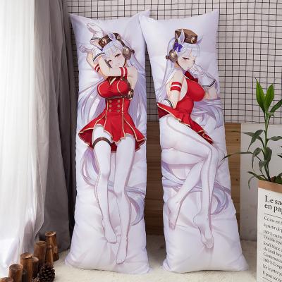 China Wholesale Custom Anime Cartoon Design Anti-Pull Body Throw Pillowcase Soft Body Pillow Case For Decoration Show for sale