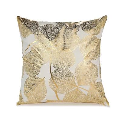 China High Quality Nordic Luxury Anti-pull Pillow Cover Wholesale Decor Brozing Decor White Gold White Gold Cushion Cover for sale