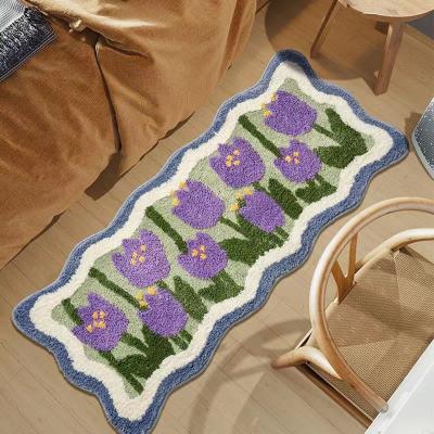 China Bedroom Rug Blanket Soft Comfy Custom Made Non-Slip Mat Microfiber Bedroom Shaggy Rug Hairy Non Slip for sale