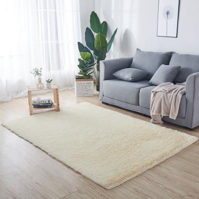 China Wholesale Washable Modern Rabbit Washable Fluffy Faux Fur Area Rug Hotel Living Room Carpet Floor Luxury Plush Blanket for sale