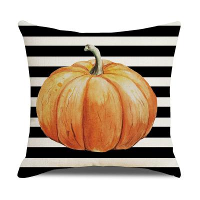 China Running Anti-Pull Stain Decoration Autumn Pillow Covers Stripes Pumpkin Thanksgiving Plaid Blanket for sale