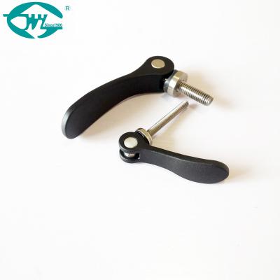 China Factory Cam Handle Silver Aluminum Clamping Lever For Industrial Products for sale