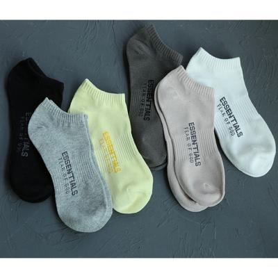 China Men Women Cotton Trend QUICK DRY Basketball Sports Breathable Comfortable Exquisite Boat Socks Summer Leisure Socks Non Slip for sale