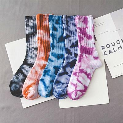 China Viable men's women's high street test tube jars bond couple dyeing cotton jars summer leisure sports socks for sale