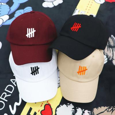 China COMMON Summer Brand Embroidery Logo Baseball Hat American European High Street Skateboarding Soft Top Hat for sale