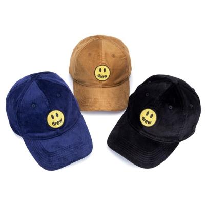 China People's Women's Men's Women's Smiley Face Embroidery Printing Baseball Hat Sun Hat Leisure Outdoor Sports Hat for sale