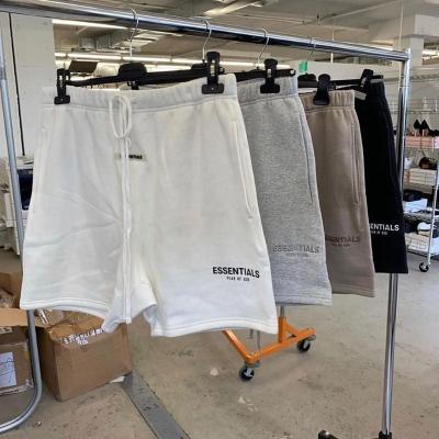 China 19SS Anti-wrinkle Drawstring Summer Shorts Justin Bieber season6 basics embroidery shorts Kanye Westshorts men custom for sale