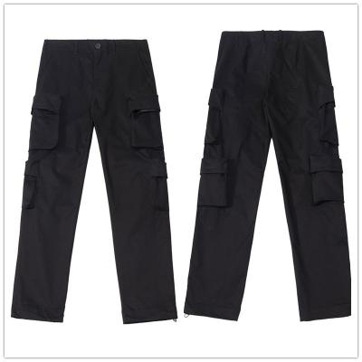 China Summer high street loose fashion streetwear casual woven functional trousers men's anti-pilling work trousers Multi-pocket women's trousers for sale