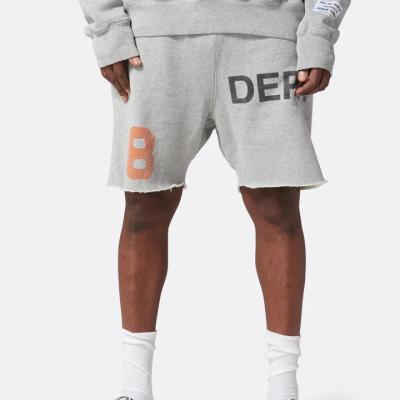 China GALLERY QUICK DRY DEPARTMENT 2022 Mens Loose Casual Alphanumeric LOGO Summer 8 Printed Terry Elastic Shorts for sale