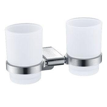 China Bathroom toilet/hotel/restaurant bathroom glass holder double for sale