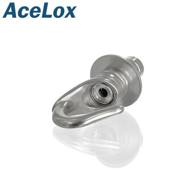 China High Quality AceLox Safety Brass Cable Clamp with Buckle for Hanging Wire Rope 1.0-3.0mm for sale