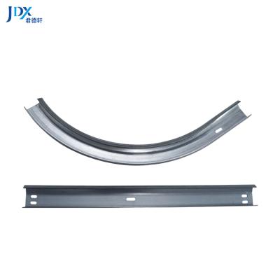 China Modern Vertical Side Garage Door Curve Track Slider Assembly Hardware Garage Door Curve Track ABS For Horizontal Track for sale