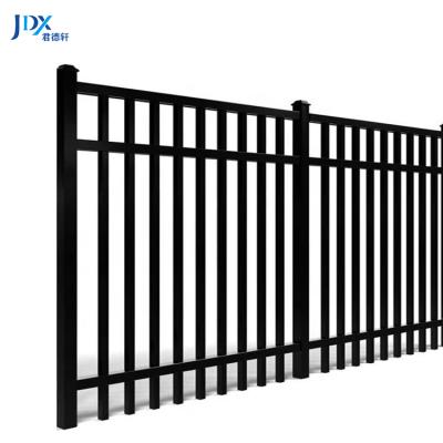 China Modern Continuous Privacy ECO-FRIENDLY Free Standing Aluminum Fence Panels Black 4 ft. Fancy Fence High Iron Panels Wrought Black Wall Panels for sale