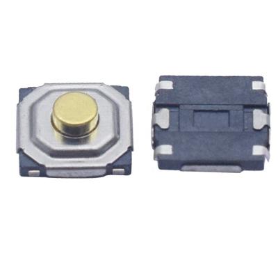 China HOT SALE 50mA 12VDC SMD Button Switch TS5220BA Without Protection Push Button Switch PTS526 SKG15J SMTR2 LFS 4*4 Ground Tactile Switch 5.2*5.2*2.0 mm for sale