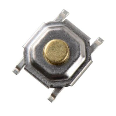 China EVQPLHA15 4x4 Smart Tactile Electronics 4x4x1.5/4x4x1.7 Rod Push Button SMD Tact Copper Switch for sale