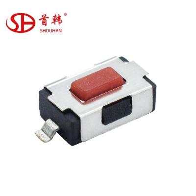 China 6x4 Red 2 pin 12v 50ma smd tact switch tactile switch TS46 for sale