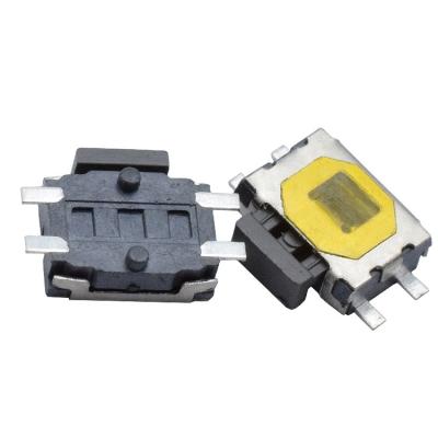 China TSC4A Turtle Press Type SMD 4 Pin Film Button Switch Side Tact Switch For TSC4A Laptop Power Charging for sale