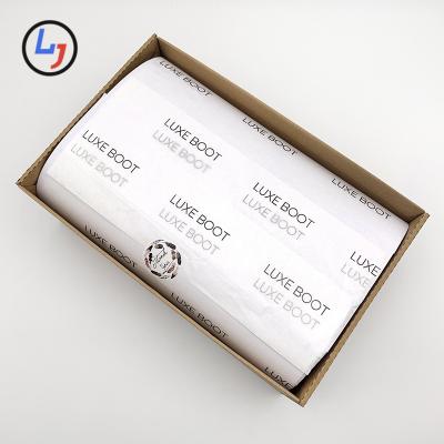 China Custom Brand Logo Printed Thick 30g Tissue Paper Moisture Proof Gift Wrapping Paper For Packaging for sale