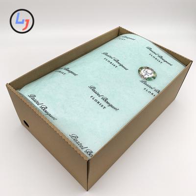 China 17G Logo Printed Shoes And Clothes Moisture Proof Tissue Wrapping Papers For Gift Wrapping for sale