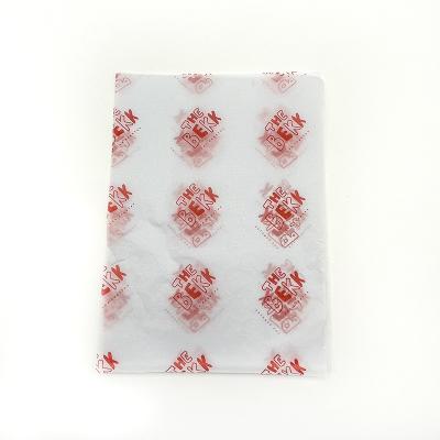 China High Quality Fashion Moisture Proof Best Price Printed Logo Cloth Wrapping Paper for sale