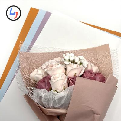 China Custom Printing Design Waterproof Clean Logo Gift Flower Wrapping Tissue Paper For Packaging for sale