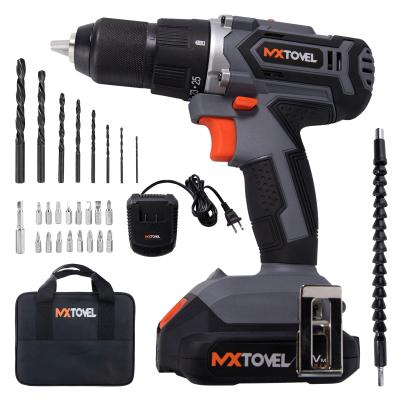 China Rechargeable Li-ion 18V Battery Power Brushless Motor Cordless Drill Wood:45mm/Steel:13mm for sale