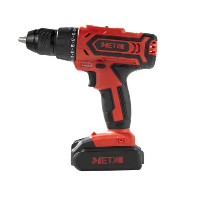 China 18/20V 2.0Ah Battery Pack Li-ion 13mm 56 N.m Portable Household Two Speed ​​Cordless Rechargeable Drill 13mm for sale