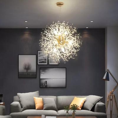 China Modern Minimalist Crystal Chandelier Personality Living Room Dining Room Bedroom LED Crystal Chandelier for sale