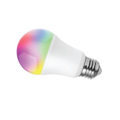 China 2022 A19 cheap home led smart bulb with dimmable and RGB remote control multi-color changing wholesale Zhongshan for sale