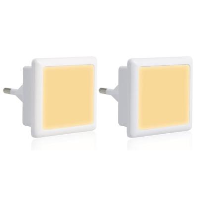 China Modern 110 - 240V 0.3W Plug In Led Night Light With Unborn Auto Dusk For Sideboard Kids for sale