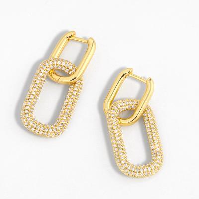 China CLASSIC Earrings For Women Jewelry Simple Hoop Earrings Wholesale 18k Gold for sale