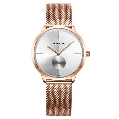 China STARKING New Arrival Fashion Women's Watch 2020 Female Minimalist Quartz Rose Gold Stainless Steel Bracelet Water Resistant for sale