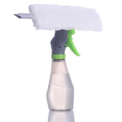 China Hot sale viable 3 in 1 multi functional squeegee for home or car stained glass spray cleaner with spray bottle wiper for sale