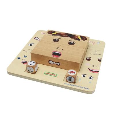 China Beech Wood and Plywood Wooden Educational Toys Children DIY Toys Emotions Learning Games Expressing Feelings Games for Kids for sale