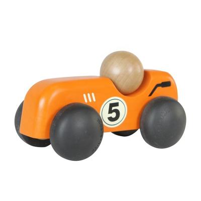 China Wholesale Beech Wood Toys Baby Toys Mini Vintage Racers Children Car Educational Toy for Home and School for sale