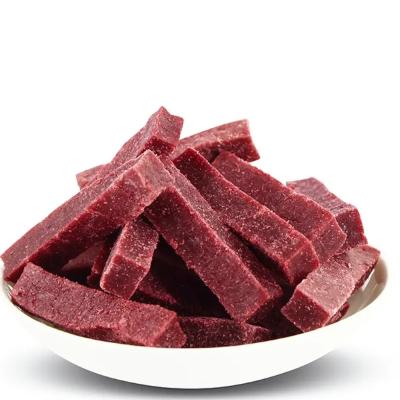 China China Direct Selling Low Fat Dried Fruit Snack Price Appetizing Hawthorn Blackberry Flavor Hawthorn Strips for sale