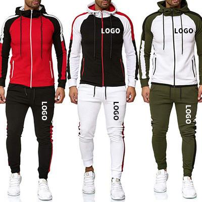 China 2021 Wholesale 2021 Men Sweatsuit Breathable Tracksuit Sweatshirt 2 Piece Hoodie Tracksuit Sets Casual Comfortable Jogging Suits for sale