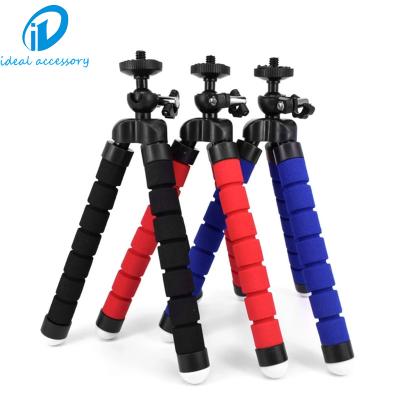 China Portable Flexible Flexible Tripod Holder Octopus Sponge Professional Camera Tripod for Smartphone for sale