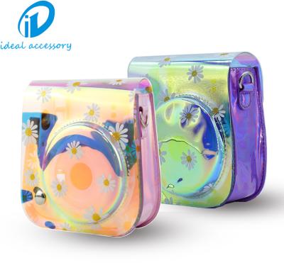 China Daisy Instax Mini Photo Camera Protective Iridescent Bag Effects Small Camera Case for sale