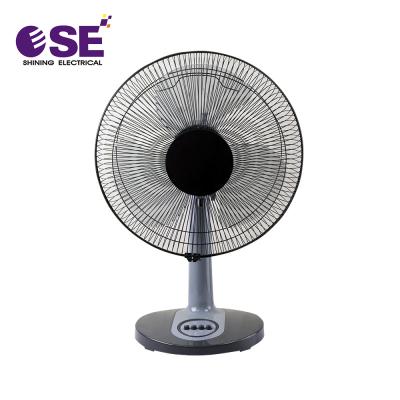 China Hotel Greece 230V Cooper Aluminum Electric Motor AS Blade Table Fans 16 Inch Desk Fan for sale