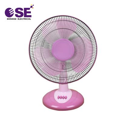 China 220v Hotel Portable Air Conditioner Appliances Table Fans Cooler Price 12 Inch Mini Desktop Fan for sale