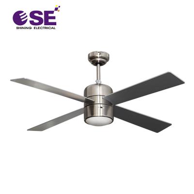 China Hotel Energy Saving 48 Blow Fans Popular Design 48 Inch Decorative Ceiling Fan With Lamp for sale