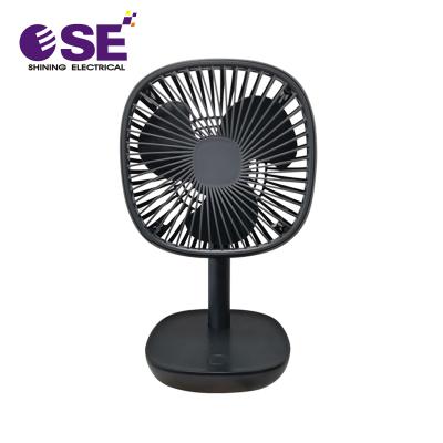 China With power bank function 5w usb portable fan 9 inch mini airflow dc table fan with power bank function for sale