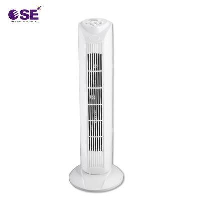 China Hotel Indoor 90 Degree Swing 29 Inch Oscillating Tower Cooling Fan With Remote Control for sale